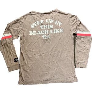 PINK by Victoria’s Secret Long Sleeve Beach Shirt Women’s Size Small